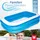 BESTWAY Family Pool 201 x 150 x 51 cm blau/weiß