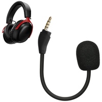 kwmobile Ersatz Kopfhörer Mikrofon für Kingston HyperX Cloud III Gaming-Headset Zubehör (Headset Microphone) schwarz