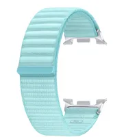 Samsung Fabric Band (S/M) für die Galaxy Watch8 | Watch8 Classic, Uhrenarmband, Original Zubehör, Stoffband, Klettverschluss, flexible Armbandlänge, Mint