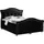 Mirjan24 Bedran Lux 200 x 200 cm Schwarz
