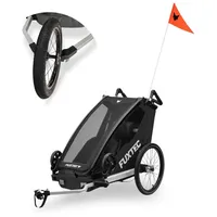 FUXTEC FX-FA1S Kinderanhänger schwarz