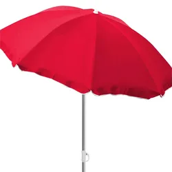 Mojawo Sonnenschirm rund Ø1,80m rot Nylon