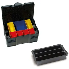 Tanos MINI Systainer T-Loc III Boxeneinsatz 3-fach anthrazit 80590831 Koffer Box