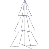 VidaXL Weihnachtsbaum Kegelform 240 LEDs Indoor Outdoor 118x180 cm