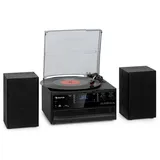 Auna Oakland Stereoanlage (FM und DAB+ Radiotuner) schwarz