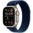 GPS + Cellular 49 mm Titangehäuse natur, Trail Loop Armband blau S/M