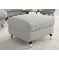 sit&more Stauraumhocker Grenoble 66 x 48 x 76 cm Silber