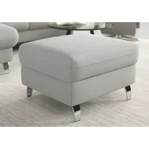 sit&more Stauraumhocker Grenoble 66 x 48 x 76 cm Silber