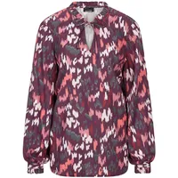 GOLDNER Moderne Rüschenbluse beere 23