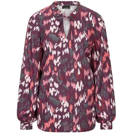 GOLDNER Moderne Rüschenbluse beere 23