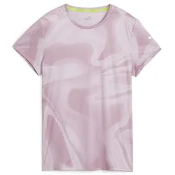 Puma Run Favorite AOP T-Shirt Damen - rosa-XS