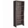 Massivmoebel24 Regal Akazie 81 x 45 x 204 cm grau lackiert / grau