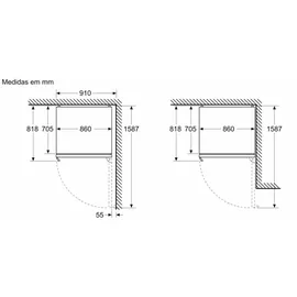 Bosch Serie 8 KGP86AXB0N Kühl-Gefrierkombination (621 l, 1860 mm hoch, Dark Inox)