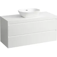 Laufen Lani Waschtischplatte mit Unterschrank, 1185mm, mit Ausschnitt mittig