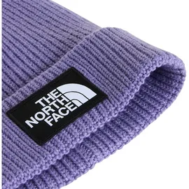 The North Face TNF Logo Box Cuffed Beanie Lila