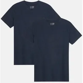 Danish Endurance HERREN MODAL V-AUSSCHNITT T-SHIRT - 2-Pack - Weiß - 2XL