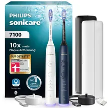 Philips Sonicare 7100 Series HX7429/01 + 2. Handstück Marineblau/Weiß