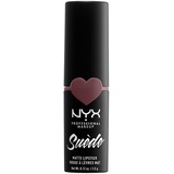 NYX Professional Makeup Lippenstift Suede Matte Lipstick, superleichter & pudriger Lippenstift, intensiv mattes Finish, 3.5 g, Lavender and Lace