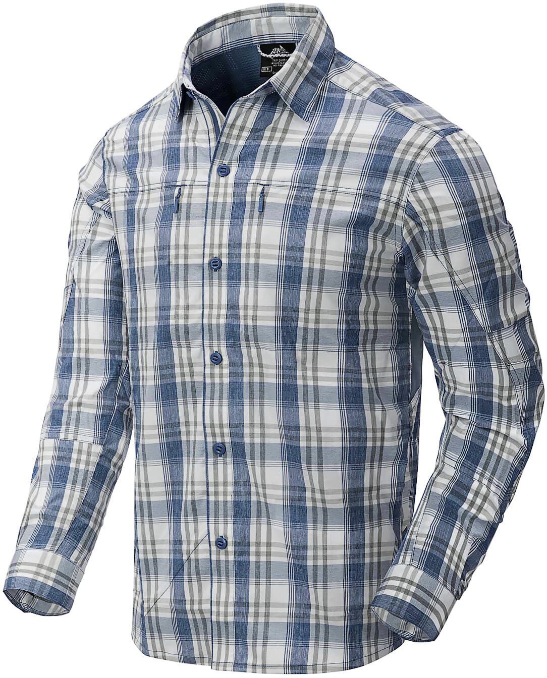 Helikon-Tex Trip Shirt indigo plaid, Größe S