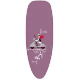 MSV Bügelbrettbezug Bügeltischbezug Lovely 125 x 43 x 0,1cm
