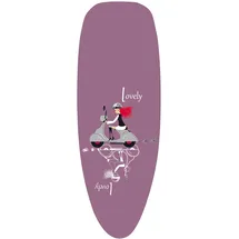 MSV Bügelbrettbezug Bügeltischbezug Lovely 125 x 43 x 0,1cm