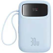 Baseus Powerbank QPow 2 10000mAh 30W 2xUSB-C Blau