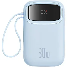 Baseus Powerbank QPow 2 10000mAh 30W 2xUSB-C Blau