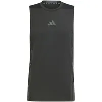 adidas D4T Workout 3 Stripes Tank Shirt, black, M