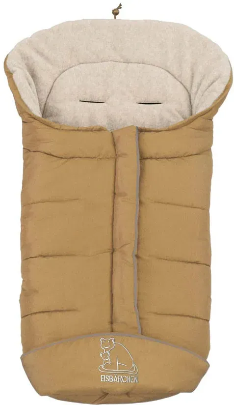 Heitmann Felle Fußsack »Eisbärchen - Winterfußsack Copy Fleece«, mit Fleecefutter, Mumienform möglich, für Kinderwagen, waschbar Heitmann Felle beige