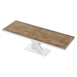 Design Esstisch Tisch HEN-111 Hochglanz ausziehbar 160 bis 256 cm