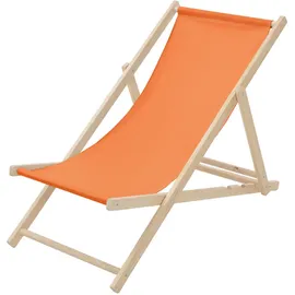 ECD Germany Sonnenliege 100 x 83 x 100 cm Orange