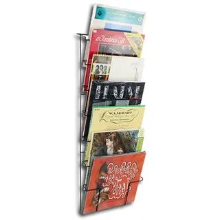 Protected Schallplatten Regal Wanddisplay aus Metall