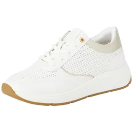 GEOX D CRISTAEL D Sneaker, White/LT Gold, 40 EU