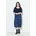 Midikleid Marine/Schwarz 50/52