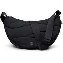 GOT BAG Wavy Puffer Moon Bag Small Schwarz