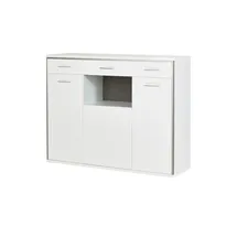 U N O Sports Highboard Setto ¦ weiß ¦ Maße (cm): B: 154 H: 121 T: 45.0