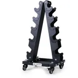 LIONSCOOL Premium Hantelständer aus massivem Stahl (klein, 90 kg)