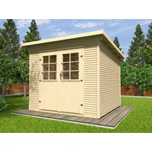 Weka Gartenhaus 219 2,35 x 2,40 m natur