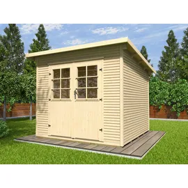 Weka Gartenhaus 219 2,35 x 2,40 m natur