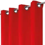 BestLivings Dekoschal Ellen Ösen ca. 140x245 cm rot - karminrot