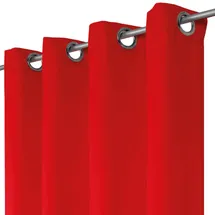 BestLivings Dekoschal Ellen Ösen ca. 140x245 cm rot - karminrot