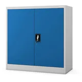 Jan Nowak Beata Aktenschrank 90 x 40 x 93 cm Grau / Blau