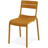 FEROS Best Gartenstuhl Calor 49 x 55 x 82 cm gelb 1 St.