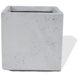Köhko Blumenkübel 53 x 53 x 51 cm Elfenbeinfarben
