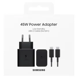 Samsung EP-T4511X TypeC Schnellladegerät 45W Schwarz