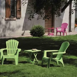 PROGARDEN Dolomiti Stapelsessel 75 x 86 x 86 cm lime green