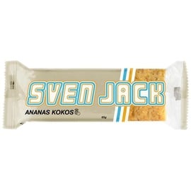 Sven Jack Haferflockenriegel, 18 x 65 g Riegel, Ananas-Kokos