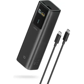 cuktech 150W 10000mAh USB-C USB-A - schwarz