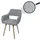 MCW Esszimmerstuhl MCW-A50 II Stoff grau