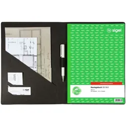 Sigel Einband für Formularbücher A4hoch Kunststoff anthrazit